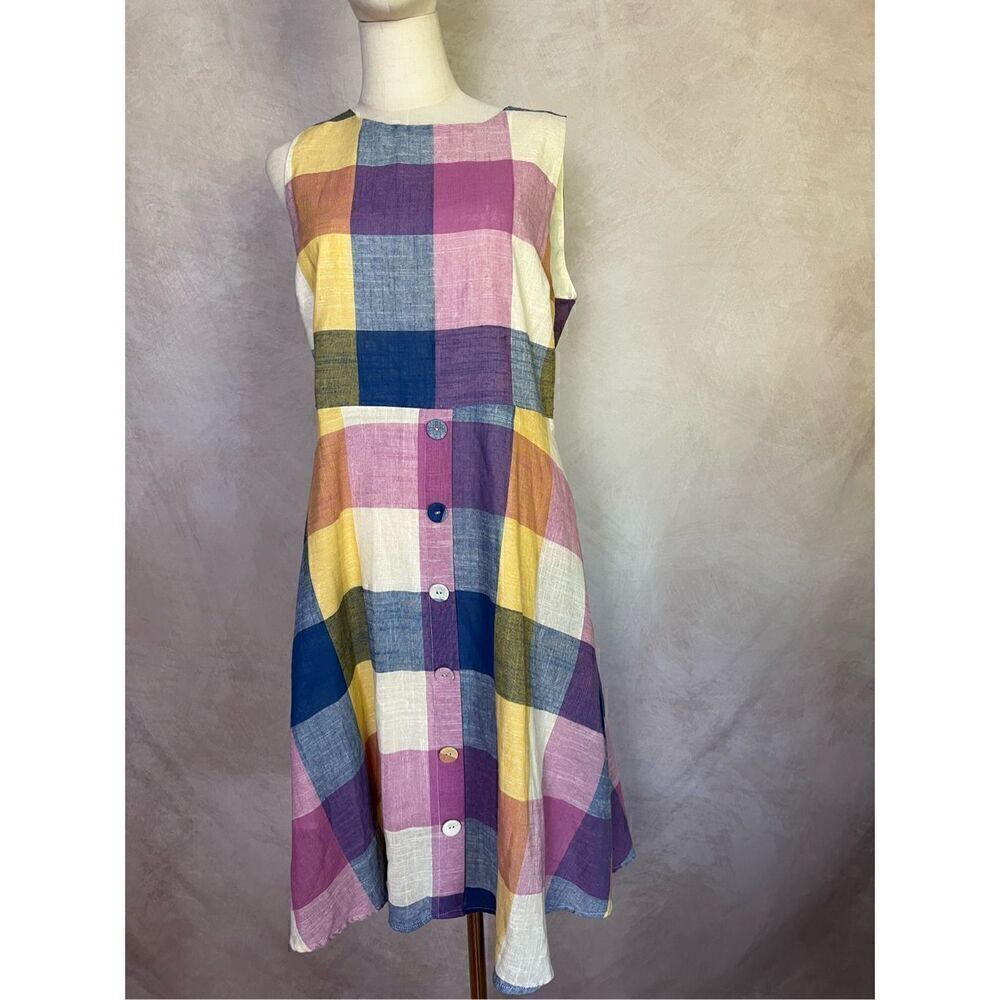 Plaid Dress Maxi Plus Size